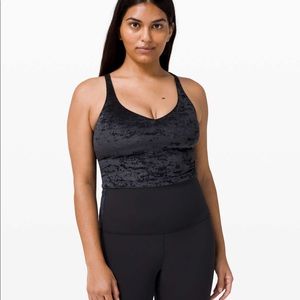 Lululemon  Align Tank Special Edition Crushed Velvet Black Size 4